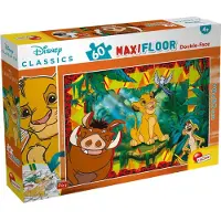 Lisciani - Lion king - Double face - Puzzel Maxifloor - 60 stukjes