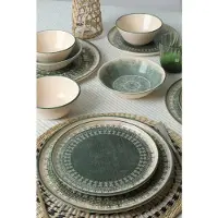 Keramika Keramisch servies - Maya - 24-delig - voor 6 personen - steengoed