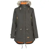 Trespass - "Clea" Parka, waterdicht, voor dames, model TP3067 (maat S) (donker kaki)