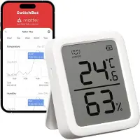 Switchbot - Thermometer en Hygrometer - Bluetooth - Digitale Temperatuur - Vochtigheid