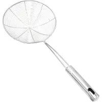 SuperMerchantEU - Stalen Schuimspaan - 35 cm - Ergonomische Handgreep - Vaatwasmachinebestendig