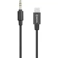 Boya BY-K1 3.5mm male TRRS to male lightning adapter cable (20cm)