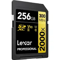 Lexar Professional SDXC 2000x GOLD 256GB 260MB/s