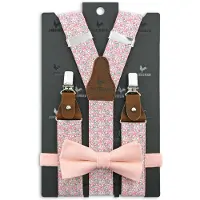 Sir Redman SRCOMBI20047B Bretels Combi Pack Fiori Pastelli - Roze / Groen / Wit