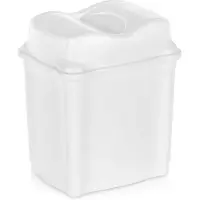 Kerbl - Prullenbak - 5L - Witte Kleur - Uitschuifdeksel