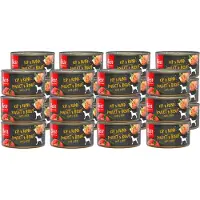 Rosewood Best For Your Friend - Honden Natvoer - Kip & Rund - Gestoomde Maaltijd - 24 blikjes x 95 g