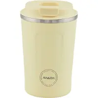 Aya & Ida AYA&IDA - CUP2GO - koffiebeker - coffee to go - reisbeker - meenemen - 380ml - BUTTER YELLOW