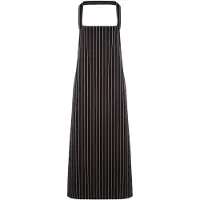 Premier Dames / Dames Streepschort / Werkkleding (Slagerijstijl) (Pakket van 2) (Zwart / Grijs)