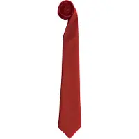 Premier Stropdas - Heren Eerlijk werk Stropdas (Pakket van 2) (Rood)