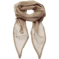 Premier Uniseks sjaal van chiffon in kleuren voor volwassenen (Khaki)