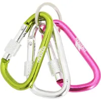 Trespass Slot X karabijnhaak Sleutelhanger Set (Assortiment)
