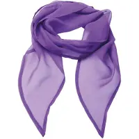 Premier Uniseks sjaal van chiffon in kleuren voor volwassenen (Rijke Violet)