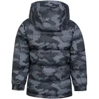 Mountain Warehouse Snow II bedrukte waterafstotende gewatteerde jas voor kinderen/Kinderen (Camo Groen)