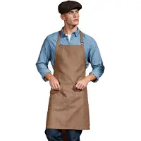 Premier Unisex Volwassenen Biologisch Fairtrade Gecertificeerd Denim Schort (Bruin)