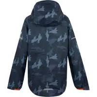 Regatta Waterdicht kinder/kinderjack Lever II Camo (Marine/Tangerine Tango)