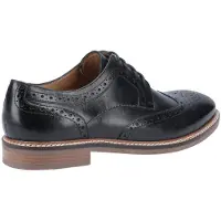 Hush puppies Heren Bryson leren Oxford Schoenen (Zwart)