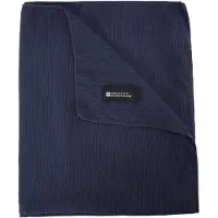Mountain Warehouse Grote geribbelde handdoek (Marine)