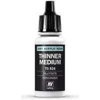 Vallejo Hobbyverf - 73524 Thinner Medium (60 ml) Verdunner - 60 ml