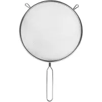 Orion - Roestvrijstalen Keukenzeef - 14 cm - Ergonomische Handgreep - Vaatwasserbestendig