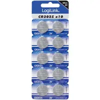 Logilink Lithium CR2025 - batterijen CR2025 - 3V knoopcel batterij - 10 stuks