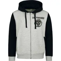 The Punisher - Marvel Vest met capuchon - Skull - S tot XXL - voor Mannen - grijs-antraciet - Maat XXL