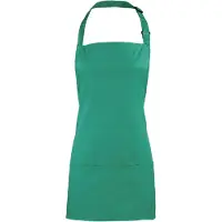 Premier Kleuren 2-in-1 schort / werkkleding (Pack of 2) (Smaragd)