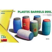 Other Modelbouwpakket Diorama - 24011 Kunststof vaten 200L - 6 Drums voor Diorama Plastic - 1:24 - Modelbouw