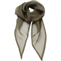 Premier Uniseks sjaal van chiffon in kleuren voor volwassenen (Olijf)