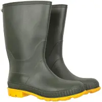 Mountain Warehouse Kinder/Kinder effen Wellington Laarzen (Kaki Groen)