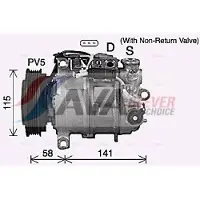 Ava Cooling MSAK772 Aircopomp