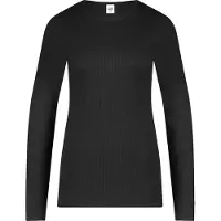 Ten Cate thermoshirt met Viloft en ribstructuur zwart female | Maat: L