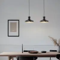 Opviq Hanglamp Berceste, dimbaar, zwart, Woon-/ Eetkamer, metaal, Modern, hanglamp