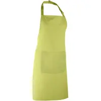 Premier Dames/Dames Kleuren Bipschort Met Zak / Werkkleding (Pakket van 2) (Kalk)