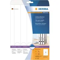 Herma Ordneretiketten, A4, 34 x 297 mm, wit, ondoorzichtig, permanent hechtend