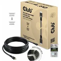 Club 3D CAC-1378 HDMI-kabel HDMI Aansluitkabel USB-C stekker 7.5 m Zwart Vergulde steekcontacten