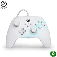PowerA Advantage Bedrade Controller - Xbox Series X|S - Arctic Ice - 3m USB-kabel
