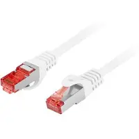 Lanberg PCF6-10CU-0300-W Patchkabel CAT.6 S/FTP LSZH CU 3,0m Fluke Zert. wß