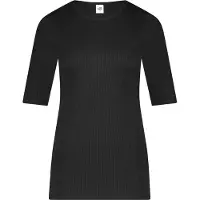 Ten Cate Thermo t-shirt zwart rib maat L