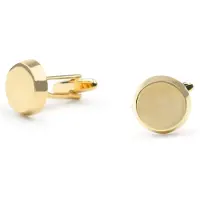Suitable Manchetknoop Rond Goud -