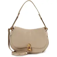 Coccinelle Magie Handtas Leer 22 cm geel