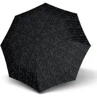 Knirps Paraplu T.200 Medium Duomatic Domino Black Zwart