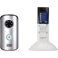 Sygonix EM-4159 Complete set voor Video-deurintercom Radiografisch Zilver, Wit, Zwart