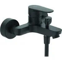 Ideal standard Cerafine O - Badkraan wandmontage incl. accessoires, zwart BC706XG