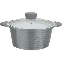 GSW Greblon keramische inductiekookplaat met inductie Bolero grijs - 28 cm