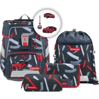 Step by step Space Schooltas set 5-delig zwart