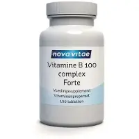 Nova vitae Vit B100 complex 100 tabletten
