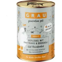 Grau Adult Hondenvoer - Rund, gevogelte en 4 soorten groenten - Blik
