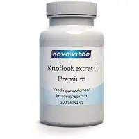 Nova vitae Knoflook extract premium 100 vcaps