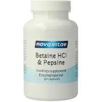 Nova vitae Betaine HCI met pepsine 90 capsules