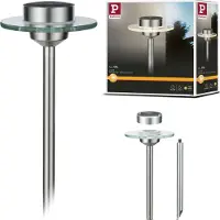 Paulmann 93764 Ufo Tuinlamp op zonne-energie Energielabel: A (A - G) 0.2 W Warmwit RVS, Helder